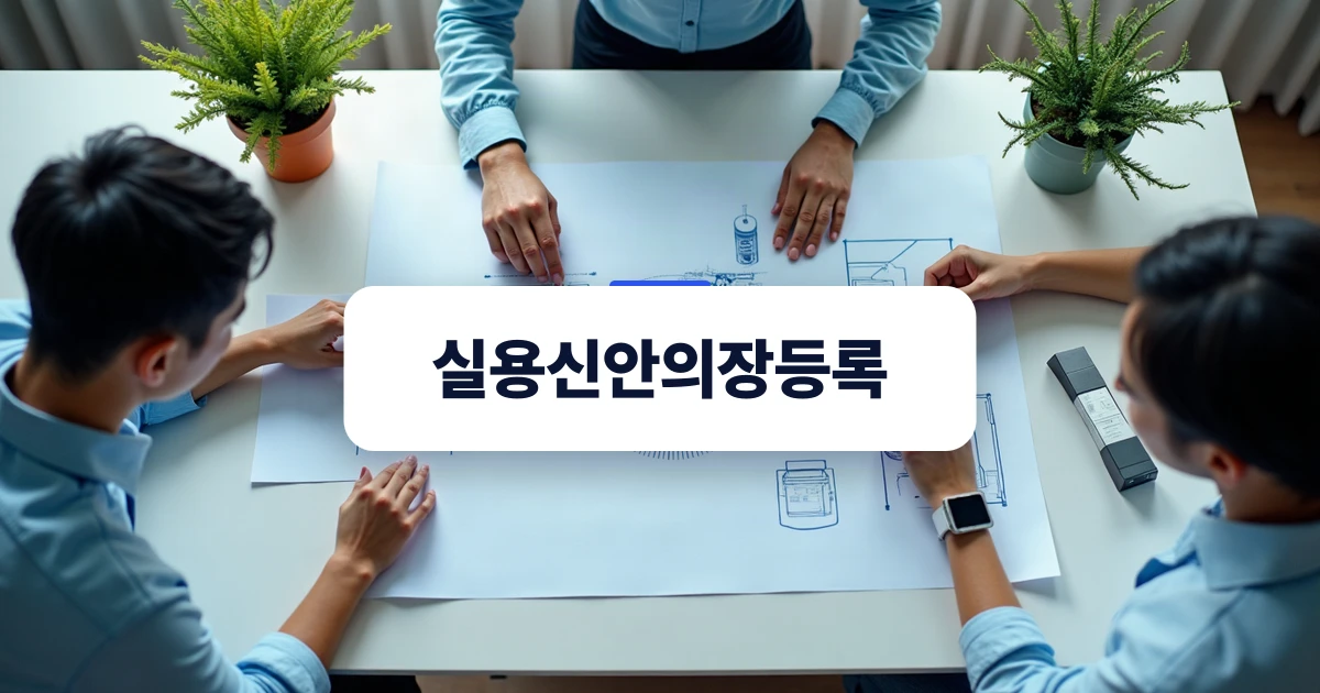실용신안과 디자인등록의 개념 구분을 위한 도면과 디자인 스케치