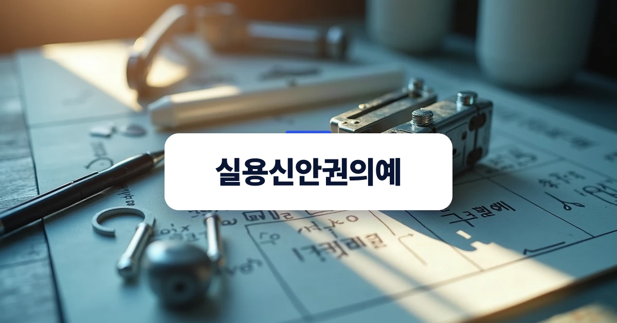 제품의 구조적 고안과 실용신안 출원 대상을 나타내는 기계 부품 예시
